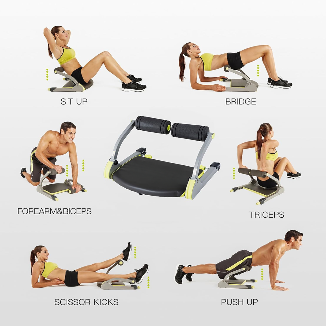 Coremax – Entrenador AB Crunch compacto para entrenamiento abdominal específico