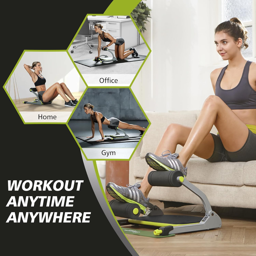Coremax – Entrenador AB Crunch compacto para entrenamiento abdominal específico
