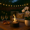 CosyFlame Chimenea de Mesa – Chimenea de mesa moderna de bioetanol con llamas reales y diseño escandinavo