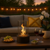 CosyFlame Chimenea de Mesa – Chimenea de mesa moderna de bioetanol con llamas reales y diseño escandinavo