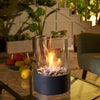 CosyFlame Chimenea de Mesa – Chimenea de mesa moderna de bioetanol con llamas reales y diseño escandinavo