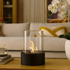 CosyFlame Chimenea de Mesa – Chimenea de mesa moderna de bioetanol con llamas reales y diseño escandinavo