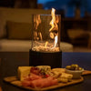 CosyFlame Chimenea de Mesa – Chimenea de mesa moderna de bioetanol con llamas reales y diseño escandinavo