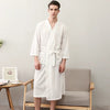 CottonWave – Unisex Waffel-Bademantel aus 100% Baumwolle, atmungsaktiv & stilvoll