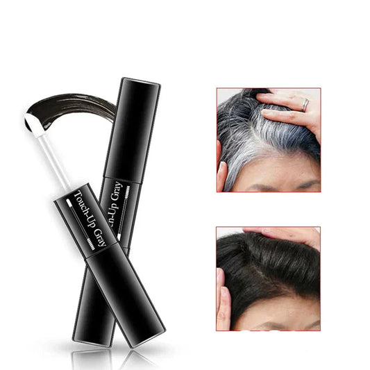 Coverexpress pennello ritocco colore capelli 2-in-1 – correzione rapida del colore per capelli grigi