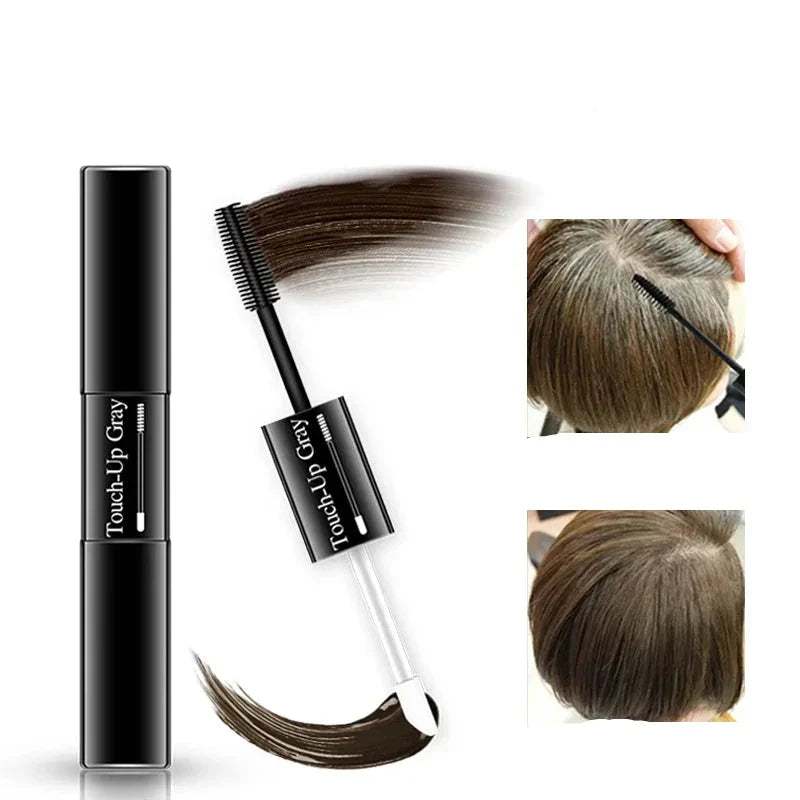 Coverexpress pincel corrector de color de cabello 2 en 1 – Corrección rápida del color para canas