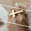 VALTORIA – Edelstahl Zwei-Finger-Ring mit Gravuroption