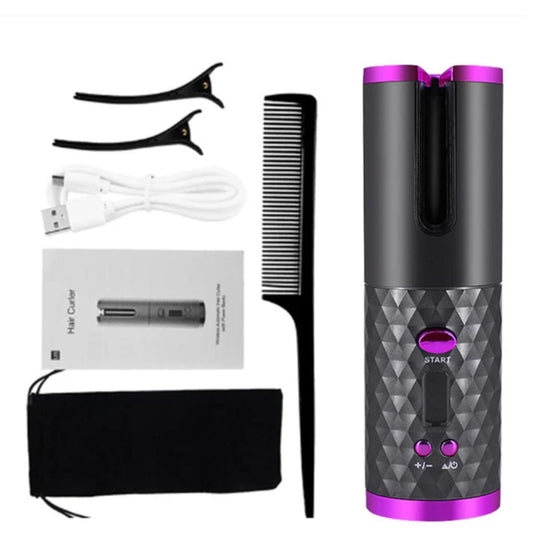 CURLMASTER – Fer à boucler automatique sans fil pour des boucles parfaites partout