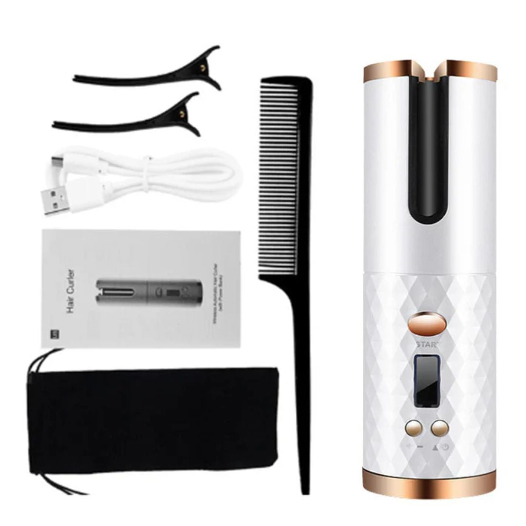 CURLMASTER – Fer à boucler automatique sans fil pour des boucles parfaites partout