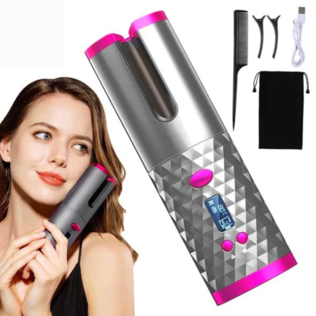 CURLMASTER – Fer à boucler automatique sans fil pour des boucles parfaites partout