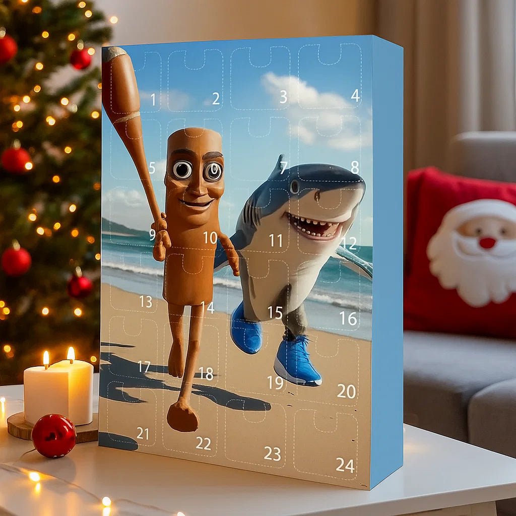 DECORCOUNT – 24-teiliger Adventskalender für festliche Weihnachtsdekoration 6