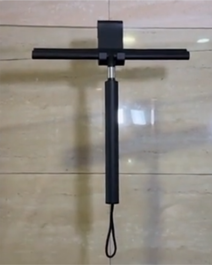 Spazzola per doccia DELUXE – tergivetro telescopico con lama in silicone per una pulizia senza striature senza doversi piegare