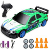 DRIFTHERO – 2,4-GHz-4WD-Hochgeschwindigkeits-RC-Auto mit AE86- und GTR-Renndesign 14