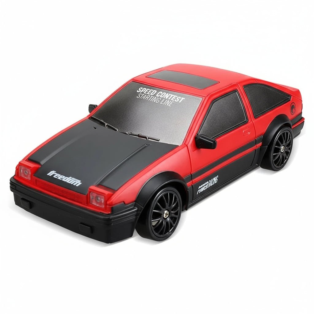 DRIFTMAX – 4WD 1:24 RC Drift-Auto mit austauschbaren Reifen für realistische Rennen 10