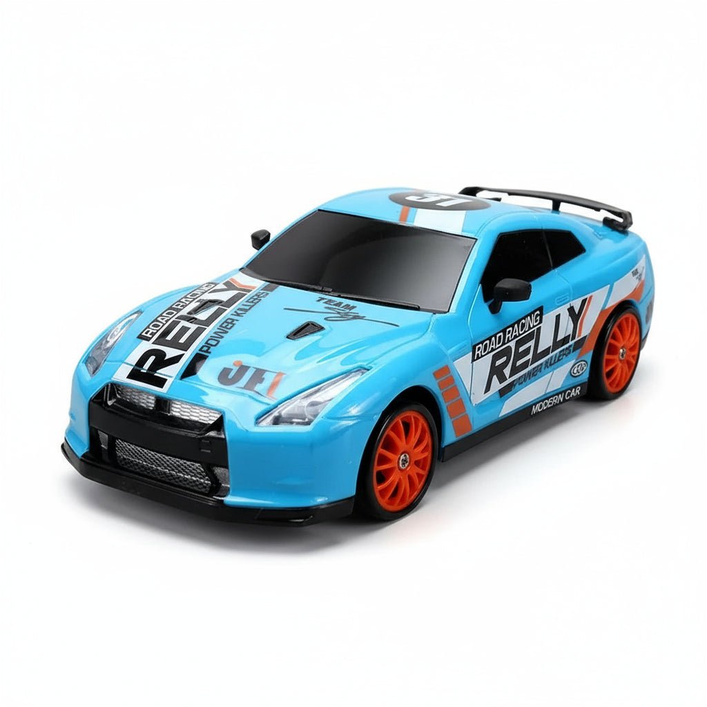 DRIFTMAX – 4WD 1:24 RC Drift-Auto mit austauschbaren Reifen für realistische Rennen 8