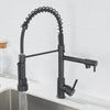 Robinet de cuisine DUALFLOW – Robinet noir avec double sortie et commande à levier unique