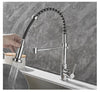 Robinet de cuisine DUALFLOW – Robinet noir avec double sortie et commande à levier unique