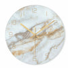 Olive - Horloge murale élégante avec inspiration marbre