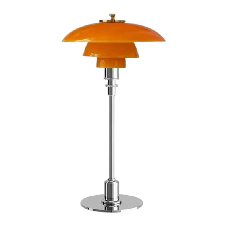Danish Design Table Lamp – Skandinavische Tischlampe mit dimmbarem LED-Licht & Glasdesign