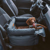 PAWLUXURY – Asiento de coche de lujo para perros con cinturón de seguridad para viajes en coche con estilo
