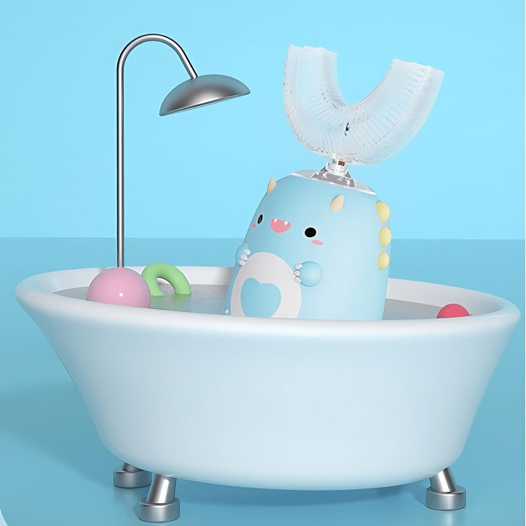 SMILODINO TOOTHBRUSH – Elektrische Kinderzahnbürste mit 360° Reinigung