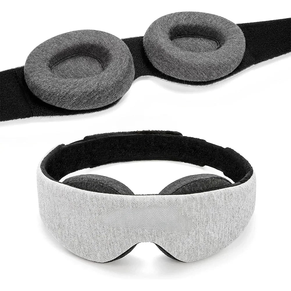 DreamFoam 3D – Schlafmaske aus Memory Foam mit verstellbaren Augenmuscheln