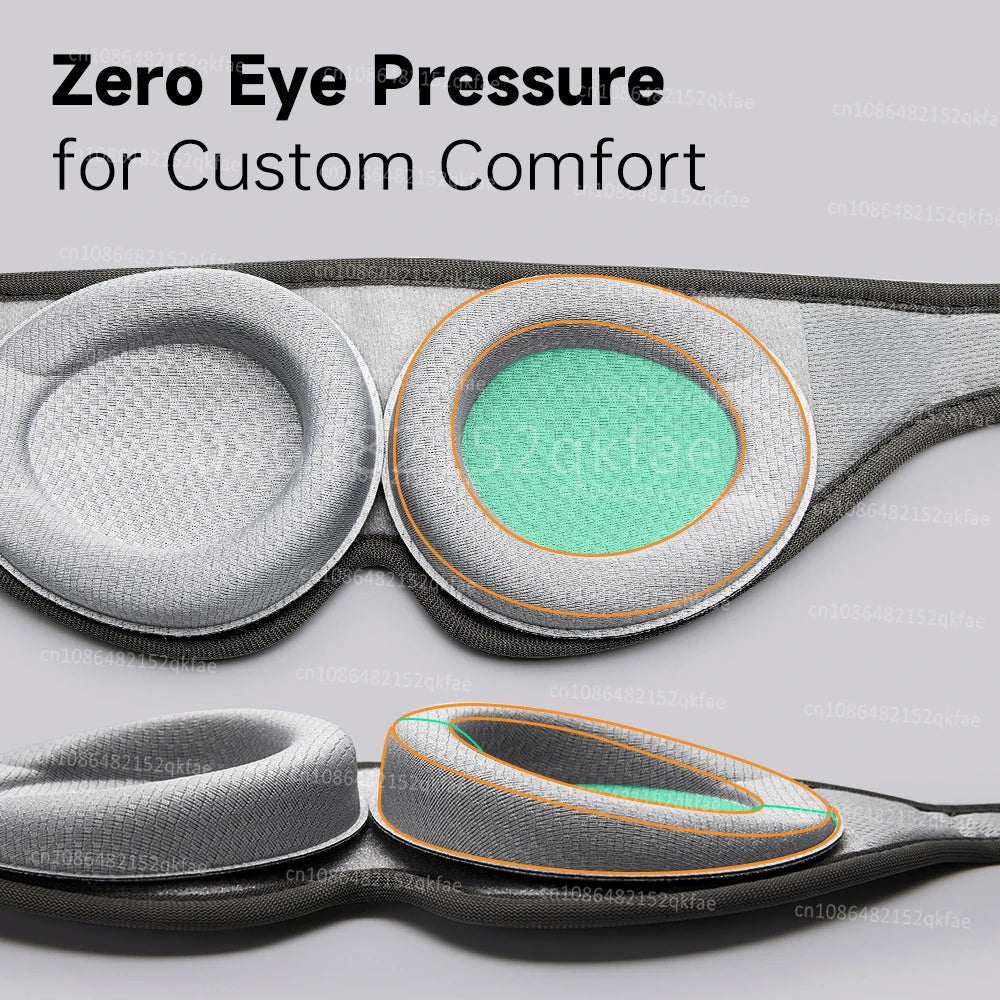 DreamShade 3D – Maschera per dormire con copri occhi regolabili e design ergonomico
