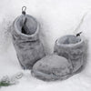Dreamstep pantoufles chauffantes USB – chaussons douillets avec fonction chaleur pour les froides journées d'hiver
