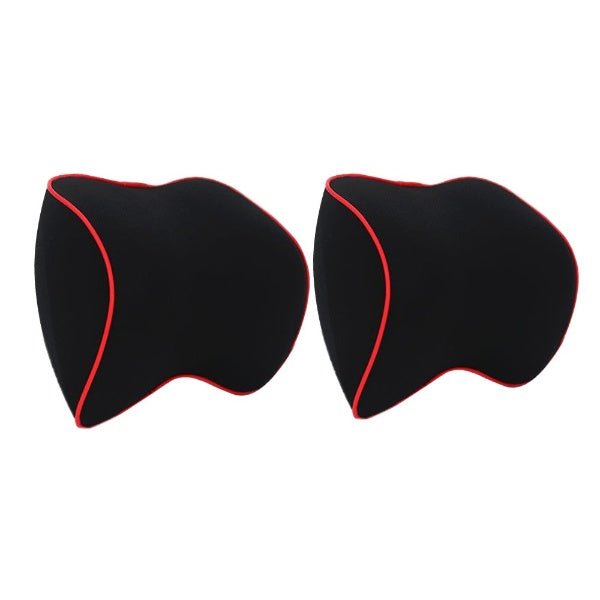 DriveComfort Nackenkissen aus Memory-Schaum | 2er-Pack Nackenstützen fürs Auto | Ergonomisches Reisekissen | Bequeme Kopfstütze beim Autofahren 0