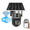 DualGuard Solar 4K – Cámara de vigilancia inalámbrica con panel solar y control de app 360°