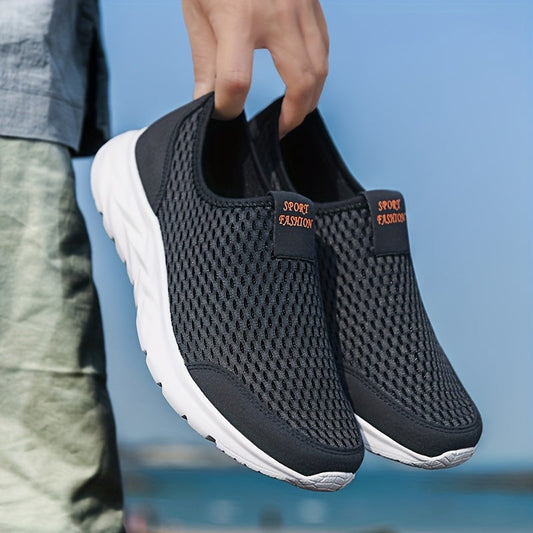 AEROWALK – Sneakers Slip-On traspiranti da uomo per tutti i giorni e lo sport