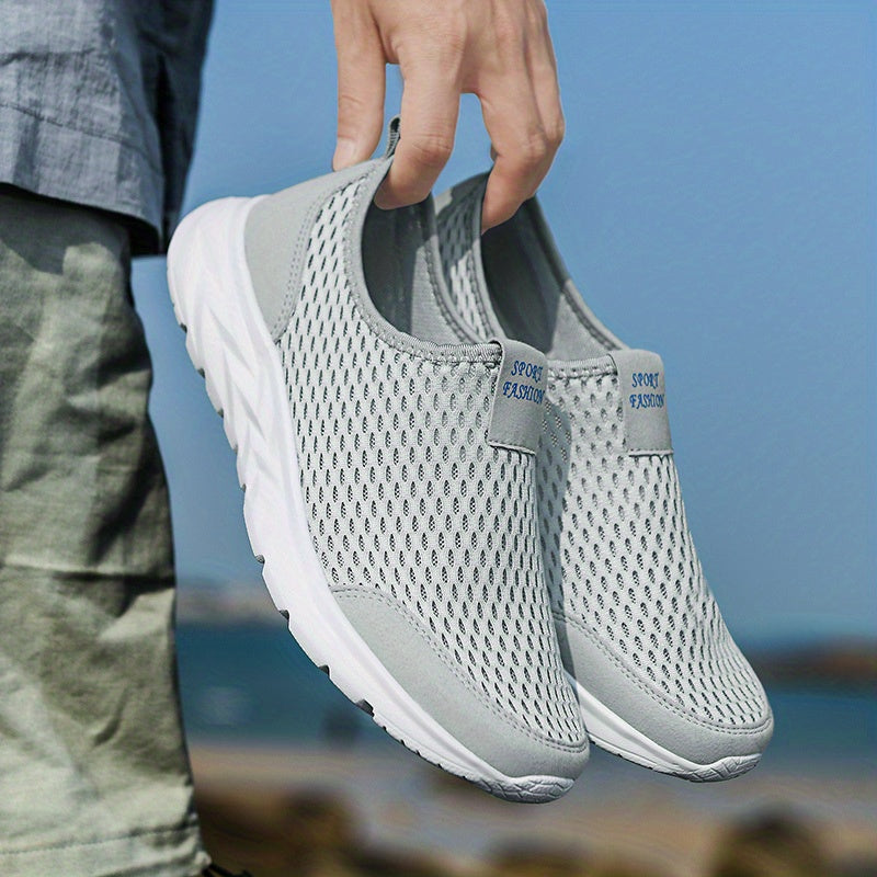 AEROWALK – Sneakers Slip-On traspiranti da uomo per tutti i giorni e lo sport