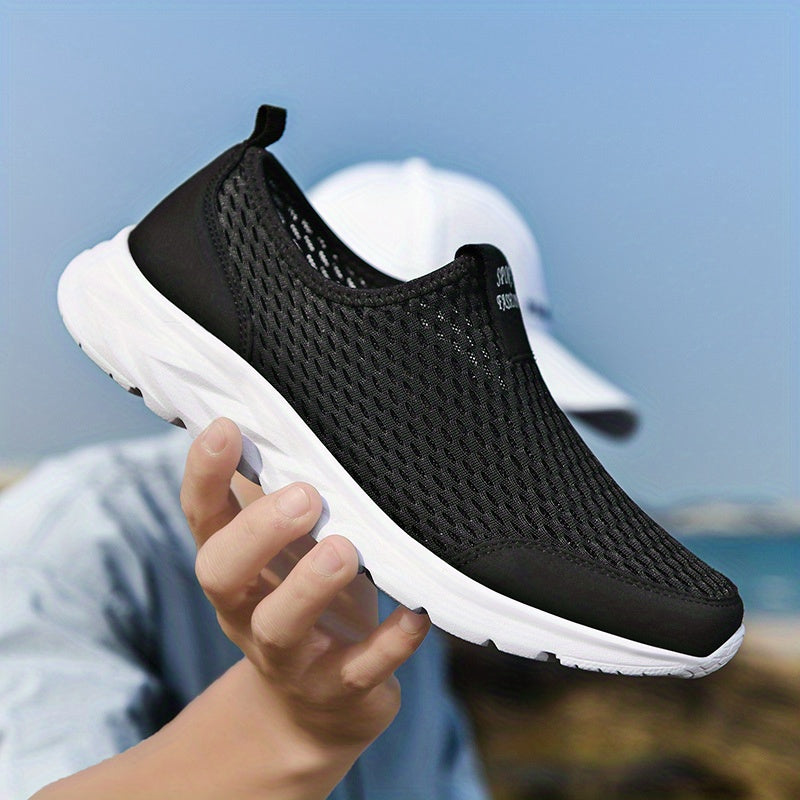 AEROWALK – Sneakers Slip-On traspiranti da uomo per tutti i giorni e lo sport