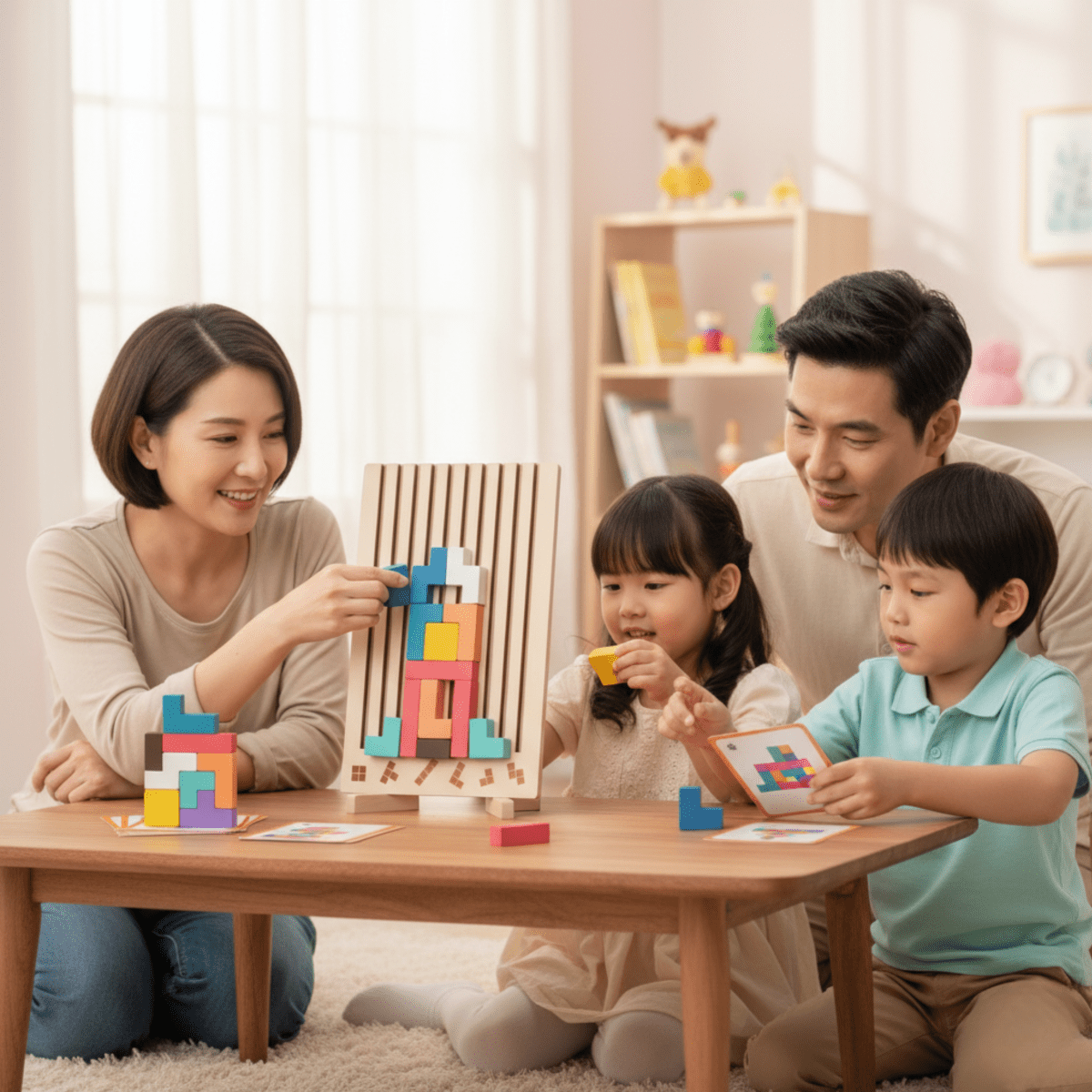 MINDSHAPES – Puzzle in legno 3D per apprendimento creativo