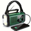 Radio EcoPower – Radio d'urgence avec solaire, lampe de poche et fonction de charge USB