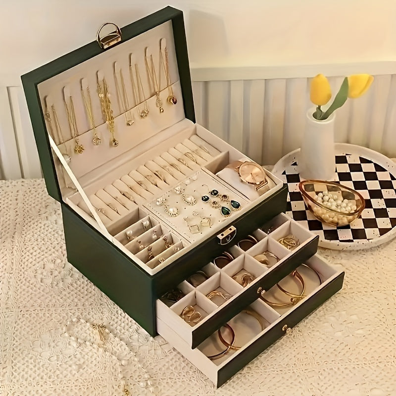 ELEGANCE JEWELRY BOX – Elegante Schmuckbox aus Leder für stilvolle Aufbewahrung