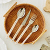 ETERNIFORCE – 24-Piece Stainless Steel Flatware Set with Engraved Design 2