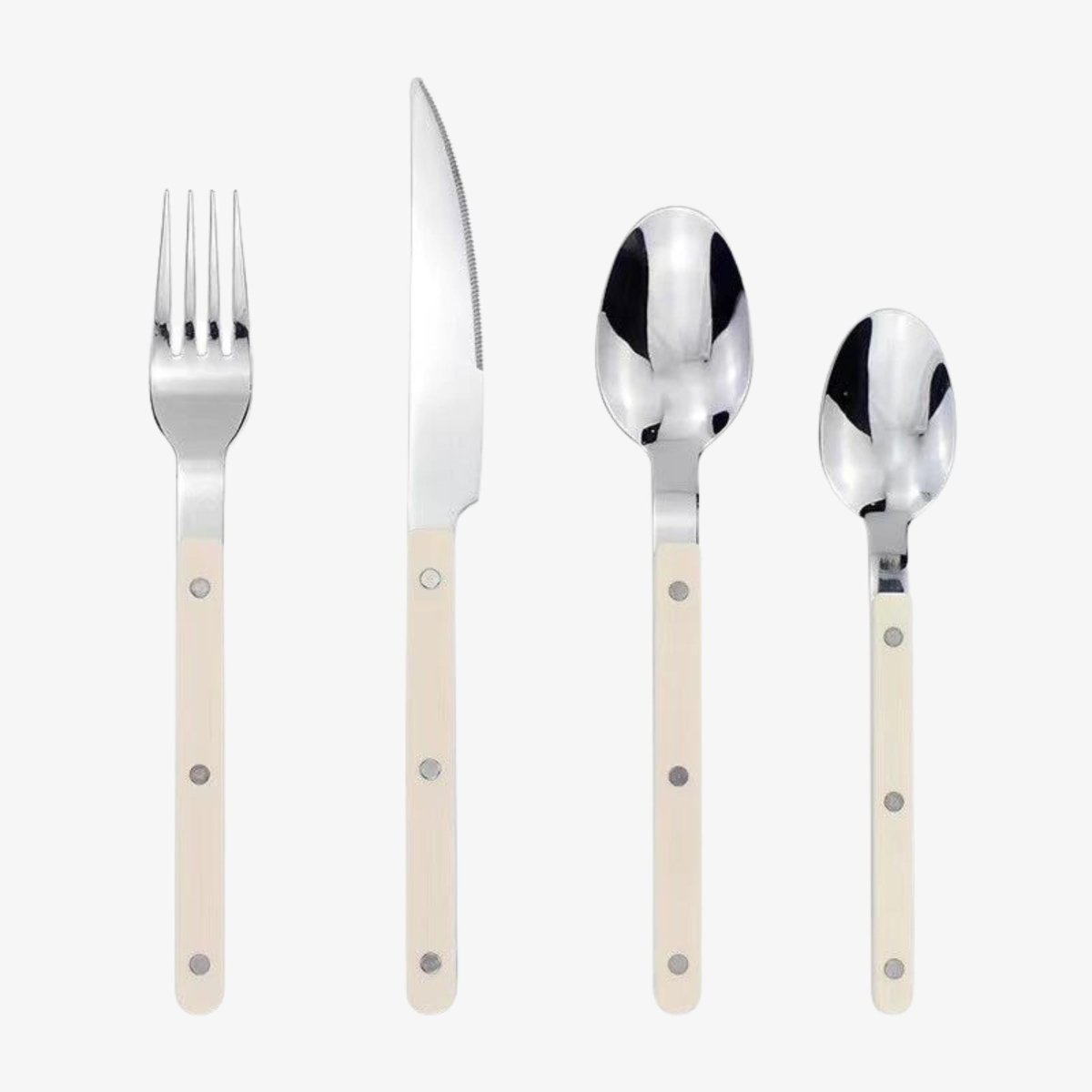 ETERNIFORCE – 24-Piece Stainless Steel Flatware Set with Engraved Design 8