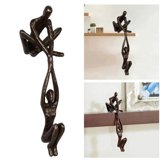 ETERNITY Sculpture – Dekorative Harzskulptur für Liebe und Balance
