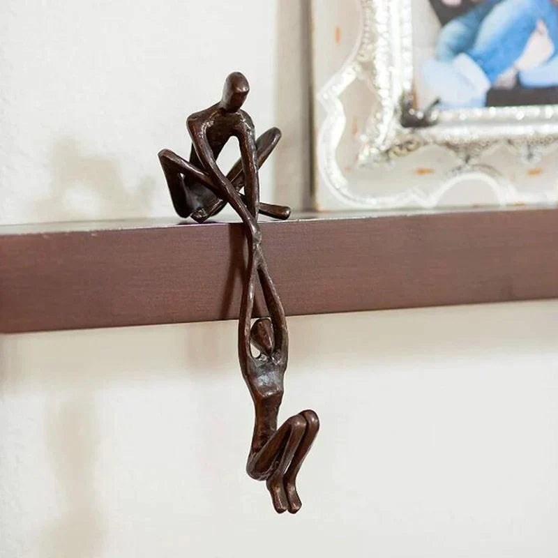 ETERNITY Sculpture – Dekorative Harzskulptur für Liebe und Balance