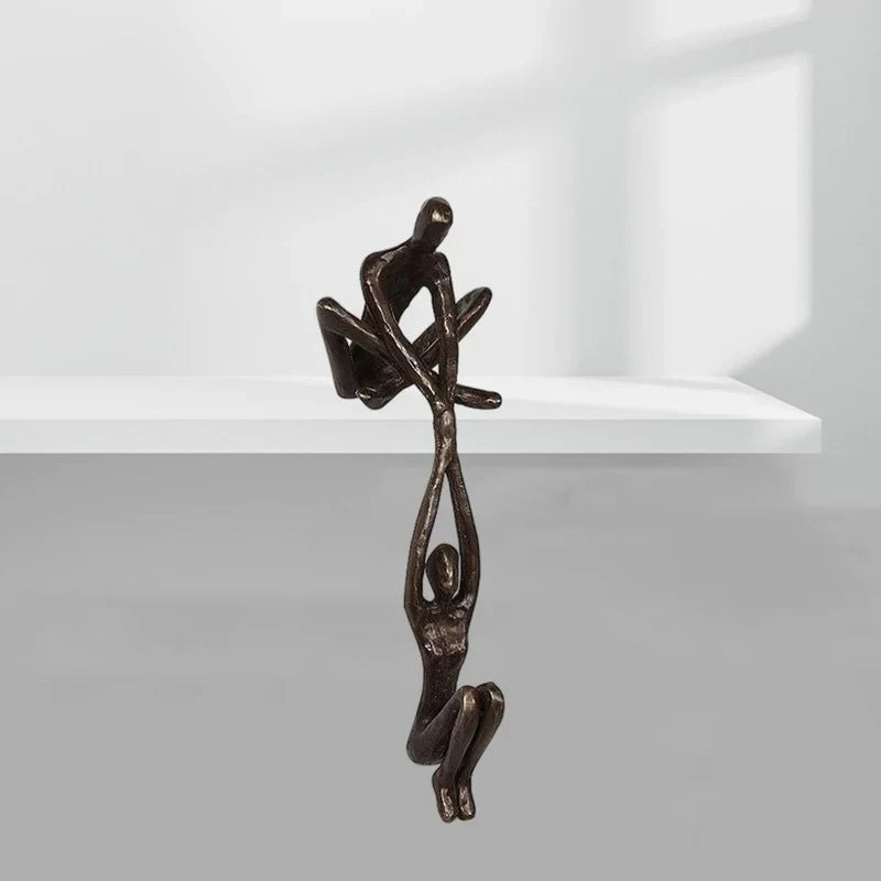 ETERNITY Sculpture – Dekorative Harzskulptur für Liebe und Balance