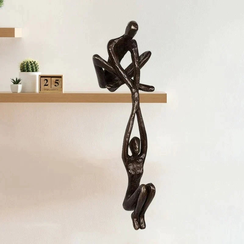 ETERNITY Sculpture – Dekorative Harzskulptur für Liebe und Balance