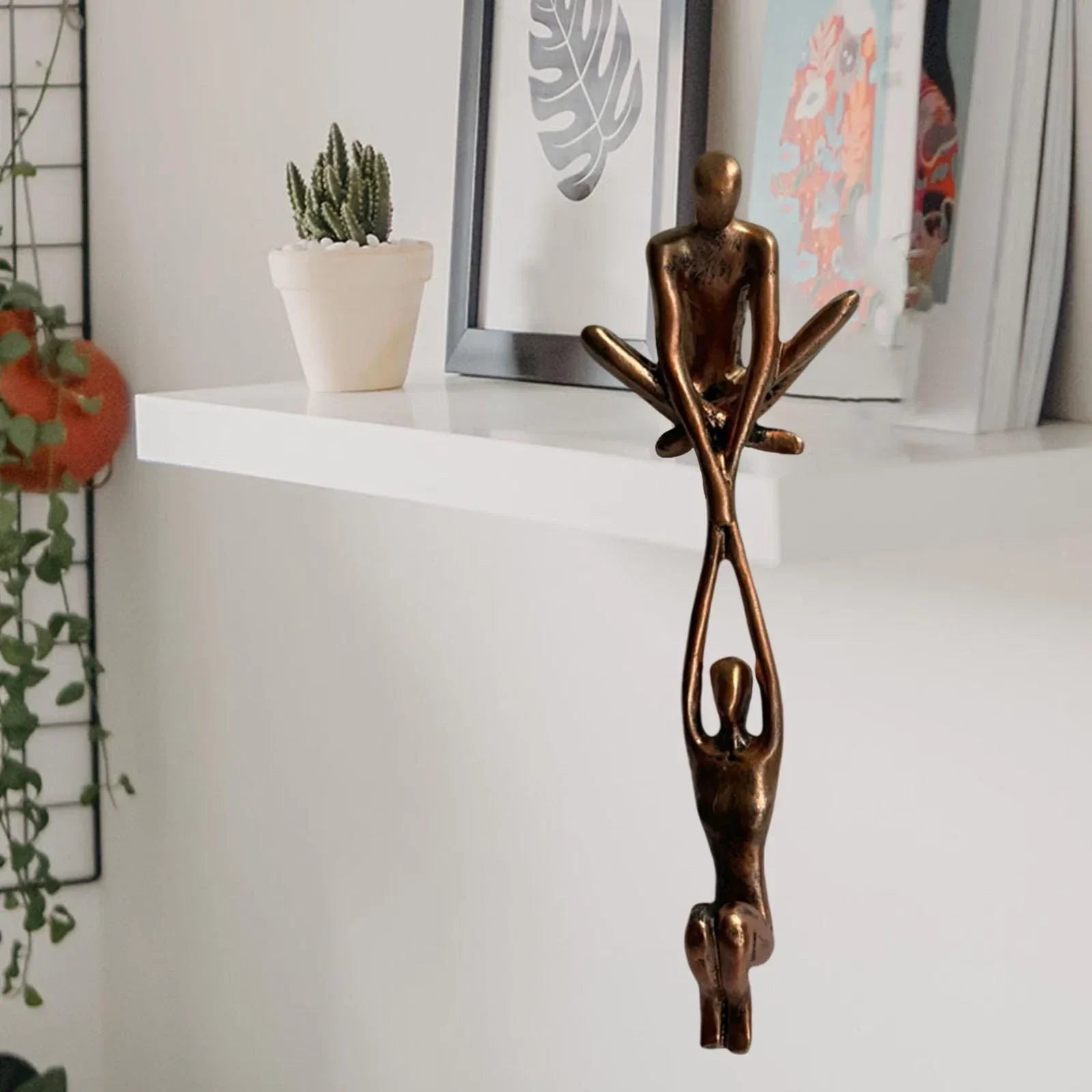 ETERNITY Sculpture – Dekorative Harzskulptur für Liebe und Balance