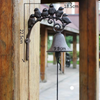 EUROVINT Sonnette – Sonnette en fonte au style vintage pour porte d'entrée et jardin