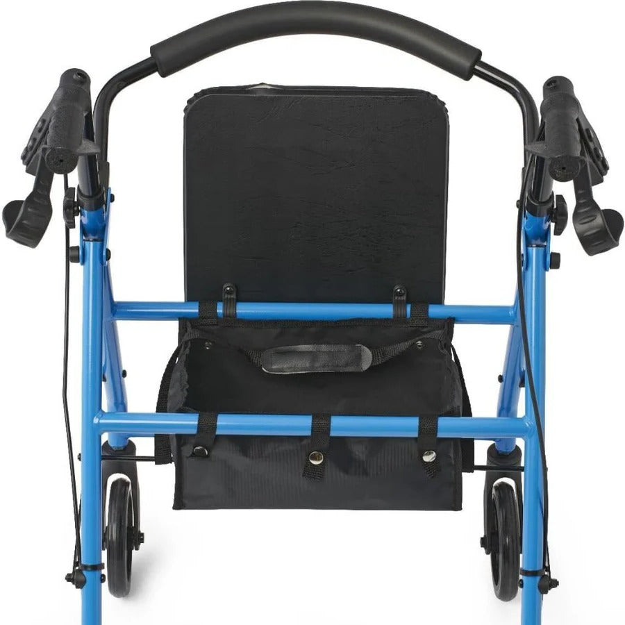 EasyRoll – Rollator pliable avec siège et dossier pour seniors