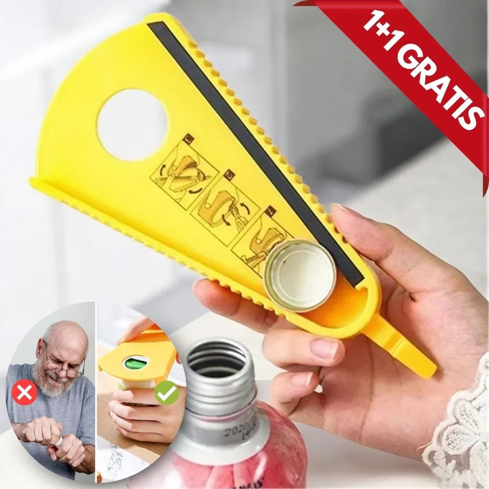 Ergonomischer Flaschenöffner mit praktischem Griff für einfache Anwendung