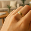 CALVARE – Edelstahl-Spinner Ring für Paare mit Gravur
