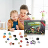 GeoTreasure Adventskalender 2025 – 24 natürliche Edelsteine für Sammler & Kinder