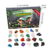 GeoTreasure Adventskalender 2025 – 24 natürliche Edelsteine für Sammler & Kinder