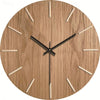 OAKVANE Watch Out Wanduhr – Skandinavische Eichen-Wanduhr Mit Messingzeigern